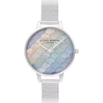 Olivia Burton naiste kell OB16US46 34 mm hõbedane roostevabast terasest võrk