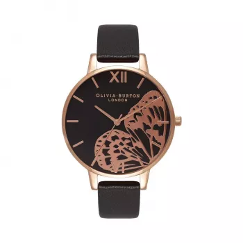 Olivia Burton Naiste Kell OB16AM97 38mm Hõbedane Roostevabast Terasest Võrkrandmepael
