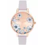 OLIVIA BURTON Naiste Kell OB16AN03 (34 mm) Roosakuldse tooniga Roostevabast Terasest Võrk