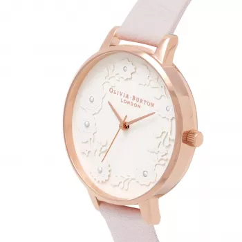 Olivia Burton naiste kell OB16AR01 30mm roosakuldne roostevaba terasest võrk