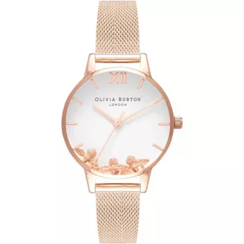 Olivia Burton naiste käekell OB16CH01 30mm roostevaba teras nahk hall