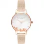 Olivia Burton naiste käekell OB16CH01 30mm roostevaba teras nahk hall