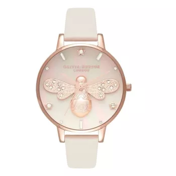 OLIVIA BURTON Naiste Kell OB16GB10 34 mm Hall Sädeldialiga Nahkrihm