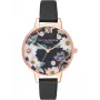 Olivia Burton naiste käekell OB16GSET24 34mm lillelise numbrilaua ja käevõruga