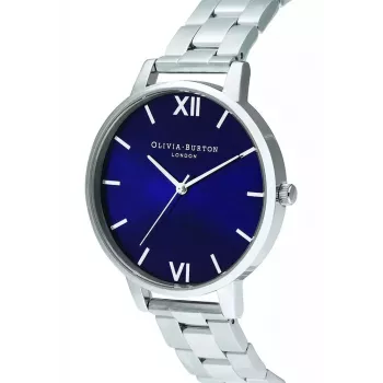 Olivia Burton Naiste Kell OB16SH02 40 mm Roosakuldne Roostevabast Terasest Korpuse Hall Nahkrihm