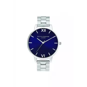 Olivia Burton Naiste Kell OB16SH02 40 mm Roosakuldne Roostevabast Terasest Korpuse Hall Nahkrihm