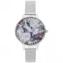 Olivia Burton naiste käekell OB16US11 34mm roosakuldne roostevaba teras & sirelililla vegan nahk