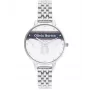 Olivia Burton naiste kell OB16VS07 (34 mm) - Roosakuldse tooniga roostevabast terasest korpus, hall nahkrihm