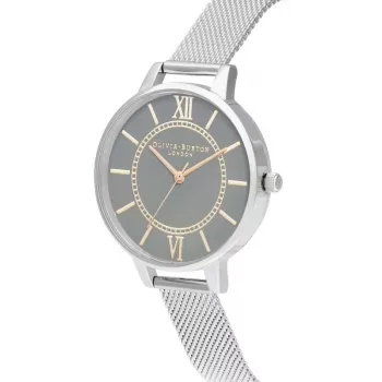 OLIVIA BURTON Naiste Kell OB16WD86 34mm Roosakuldne Roostevabast Terasest Võrk
