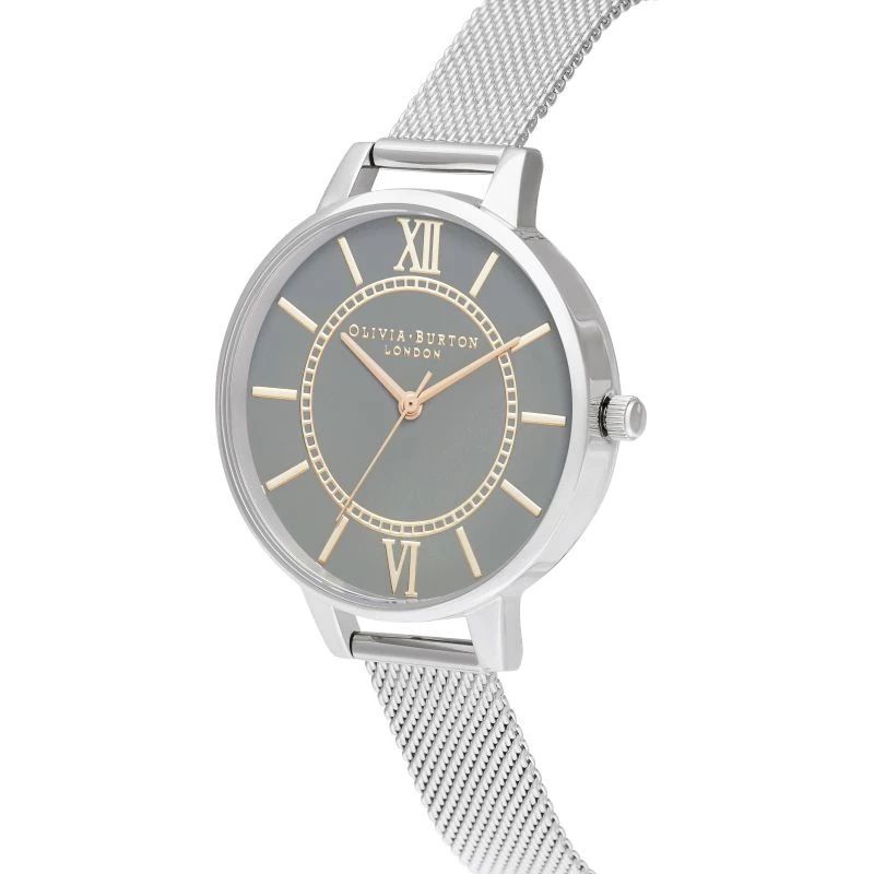 OLIVIA BURTON Naiste Kell OB16WD86 34mm Roosakuldne Roostevabast Terasest Võrk
