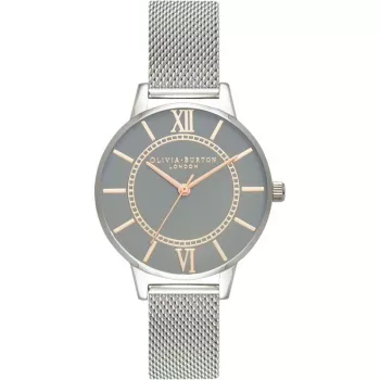OLIVIA BURTON Naiste Kell OB16WD86 34mm Roosakuldne Roostevabast Terasest Võrk