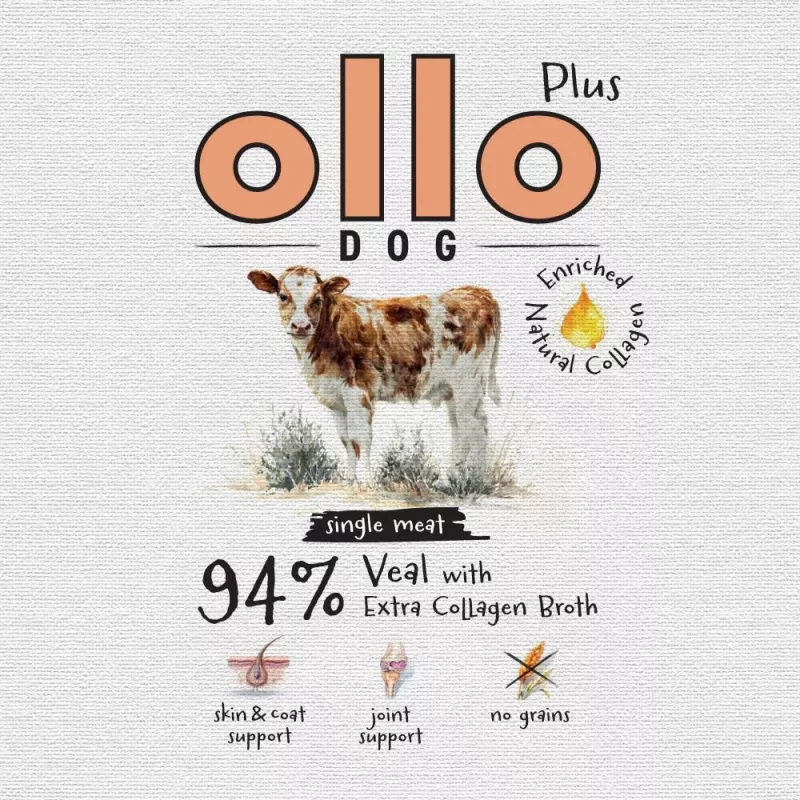 OLLO Plus Koalgen Cielęcina 800g