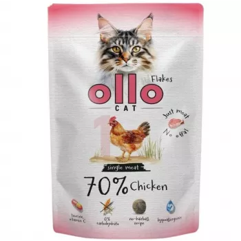 Ollo märg kassitoit kotikeses kana 85 g