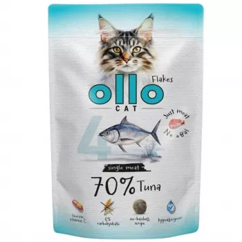 Ollo märg kassitoit kotike nr 4 tuunikalaga, 85 g