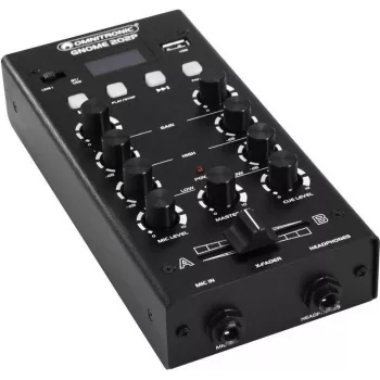 OMNITRONIC GNOME-202P Mini Mikser Must 10006885