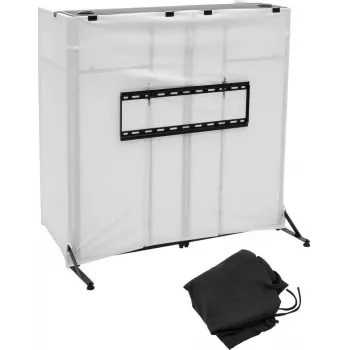 OMNITRONIC mobiilne DJ-pult DJTV-1 koos kattega 32000003