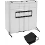 OMNITRONIC mobiilne DJ-pult DJTV-1 koos kattega 32000003