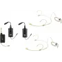 OMNITRONIC Set FAS TWO kahekanaliline UHF juhtmevaba mikrofonisüsteem 2 kehamikrofonisaatja ja peakomplektimikrofoniga (660-690 MHz) 20000971