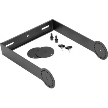 OMNITRONIC pöördklamber PAS-210/210A MK4 kõlari seinakinnitusele, teras, must, 10 kg koormus 11039573