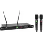 OMNITRONIC UHF-602 kahekanaliline UHF juhtmevaba mikrofonisüsteem 520-554 MHz 13063603