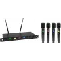 OMNITRONIC UHF-604 4-kanaliline UHF juhtmevaba mikrofonisüsteem 520-554 MHz 13063605