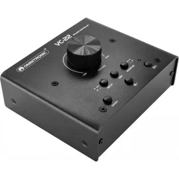 OMNITRONIC VC-22 aktiivne helitugevuse kontroller, stereo, seinale kinnitatav, valge 10355797