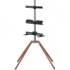 ONE FOR ALL universaalne telerialus Quadpod 32-65 tollistele teleritele, 30kg, VESA 400x400, must