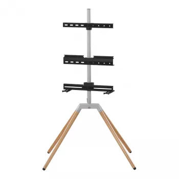 One for All Universal TV Stand Quadpod (Silver/Black)