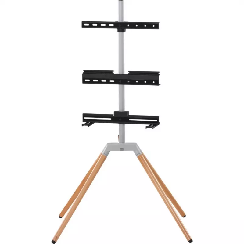 One for All Universal TV Stand Quadpod (Silver/Black)