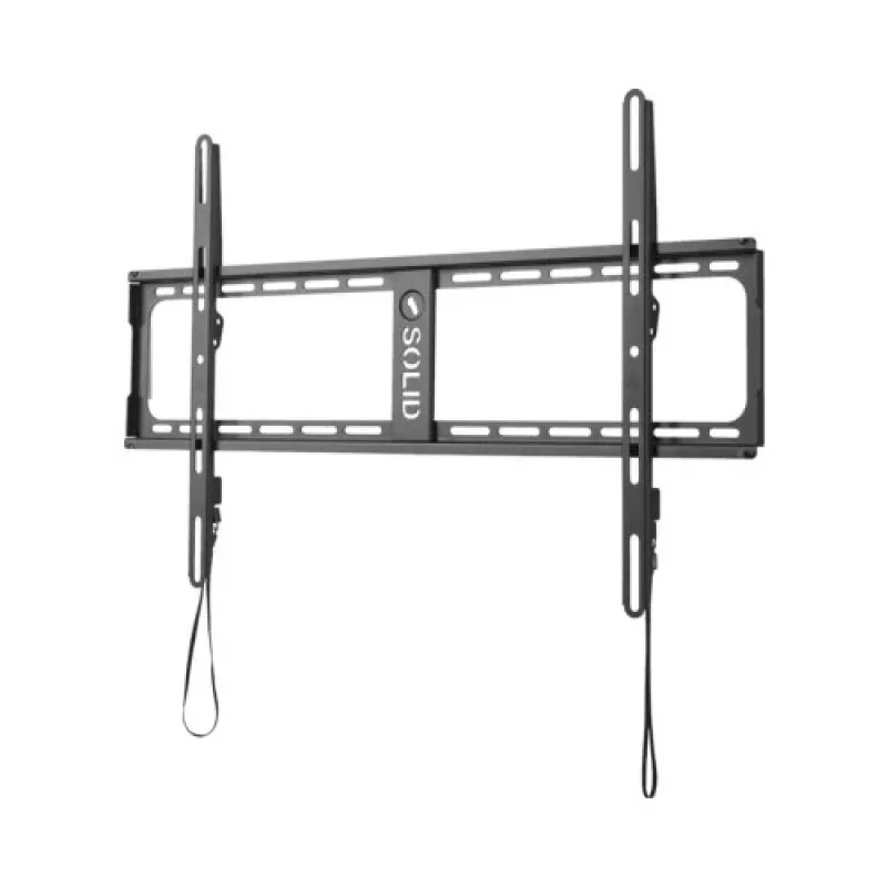 One For All WM4615 Solid FLAT fikseeritud teleri seinakinnitus 32-90 tollistele teleritele, VESA 200x200 kuni 800x400, 100 kg kandevõime, Easy Lock & Release, must