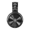 ONEODIO Studio Max 2 juhtmevabad kõrvaklapid, üle kõrva, Bluetooth 5.2, 72-tunnine aku, CVC 8.0 mikrofon, kokkupandav disain (must)