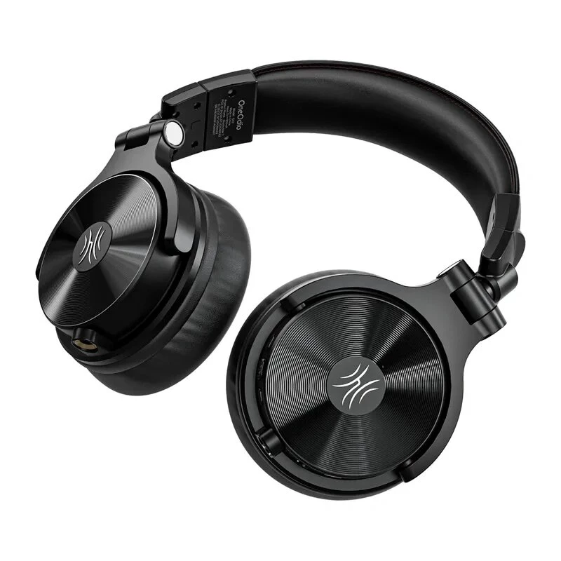 ONEODIO Studio Max 2 juhtmevabad kõrvaklapid, üle kõrva, Bluetooth 5.2, 72-tunnine aku, CVC 8.0 mikrofon, kokkupandav disain (must)