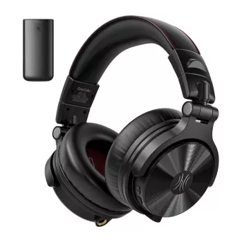 ONEODIO Studio Max 2 juhtmevabad kõrvaklapid, üle kõrva, Bluetooth 5.2, 72-tunnine aku, CVC 8.0 mikrofon, kokkupandav disain (must)