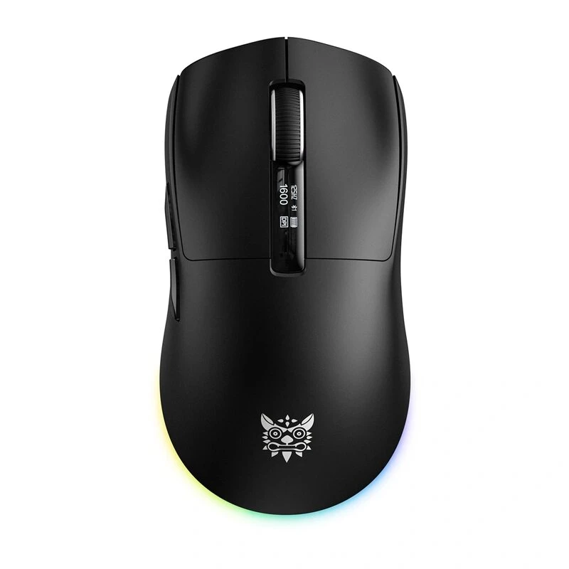 ONIKUMA DM07 RGB mänguhiir must 6400 DPI juhtmega optiline 7 nuppu