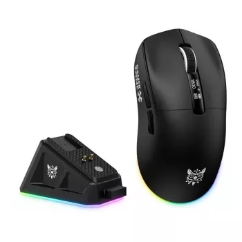 ONIKUMA DM07 RGB mänguhiir must 6400 DPI juhtmega optiline 7 nuppu
