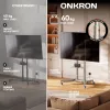 ONKRON TS1571-C mobiilne TV-alus AV-riiuliga 32-75 tolli ekraanidele, šampanja