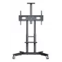ONKRON TS1571-G mobiilne TV alus 32-75 tolli teleritele, 50 kg kandevõime, grafiithall, reguleeritava kõrgusega