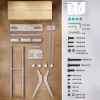 ONKRON TS1871-C Mobile TV Stand for 55-90 Inch Screens - Champagne, Adjustable Height, VESA 200x200 to 800x500, 90.9 kg Capacity