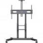 ONKRON TS1871-G Mobile TV Stand 55-90 Inch, Graphite