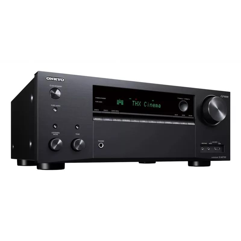 Onkyo TX-NR7100M2 9.2 AV-võrguvastuvõtja 8K THX Wi-Fi Bluetooth Atmos Sonos sertifitseeritud, must