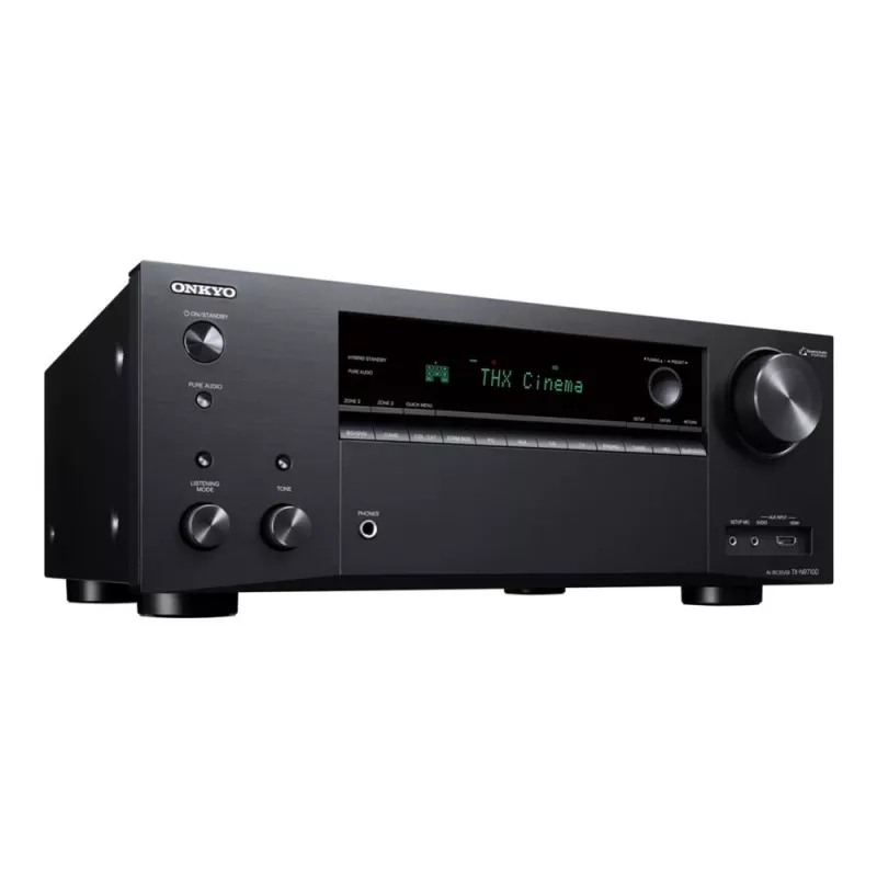 Onkyo TX-NR7100M2 9.2 AV-võrguvastuvõtja 8K THX Wi-Fi Bluetooth Atmos Sonos sertifitseeritud, must