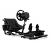 Oplite 104317 NitroKart V2 Racing Cockpit – Must terasest sim racing rig koos kallutatava ämbriistmega