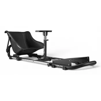 Oplite 104317 NitroKart V2 Racing Cockpit – Must terasest sim racing rig koos kallutatava ämbriistmega