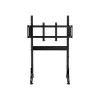 Oplite Nitrokart Monitor Stand V2 must - ühe monitori põrandaalus lennu- ja võidusõidusimulaatoritele, max 49 tolli, VESA 75x75 kuni 200x200, kõrgus reguleeritav 700-1000mm, kallutus/pööre/pööramine, teras