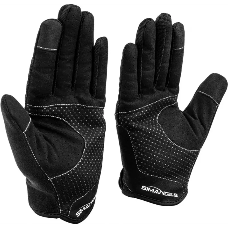 Oplite OP-GLOVE M Sim Racing Kindad - Must - Sünteetiline Nahk - Polüester - Silikoon - Spandex - 100 mm - 224 mm - 150 g