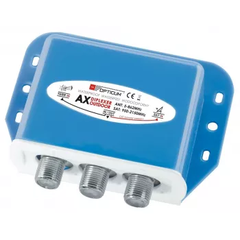 OPTICUM RTV/SAT kombineerija diplexer 5-2400 MHz F-tüüp