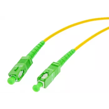 OPTIX Single-Mode 9/125 Simplex Fiiberjuhe, 3m, SC/APC kuni SC/APC, 3.0mm LSZH Kollane