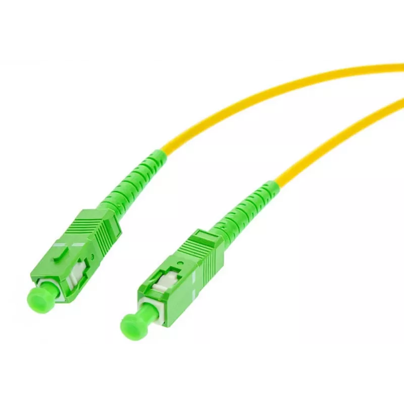 OPTIX Single-Mode 9/125 Simplex Fiiberjuhe, 3m, SC/APC kuni SC/APC, 3.0mm LSZH Kollane