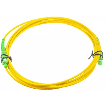 OPTIX Single-Mode 9/125 Simplex Fiiberjuhe, 3m, SC/APC kuni SC/APC, 3.0mm LSZH Kollane