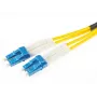 OPTIX ühemoodiline dupleks kiudoptiline patch-juhe LC/UPC kuni LC/UPC 3m LSZH kollane